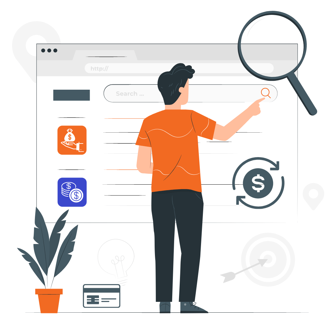 Person searching